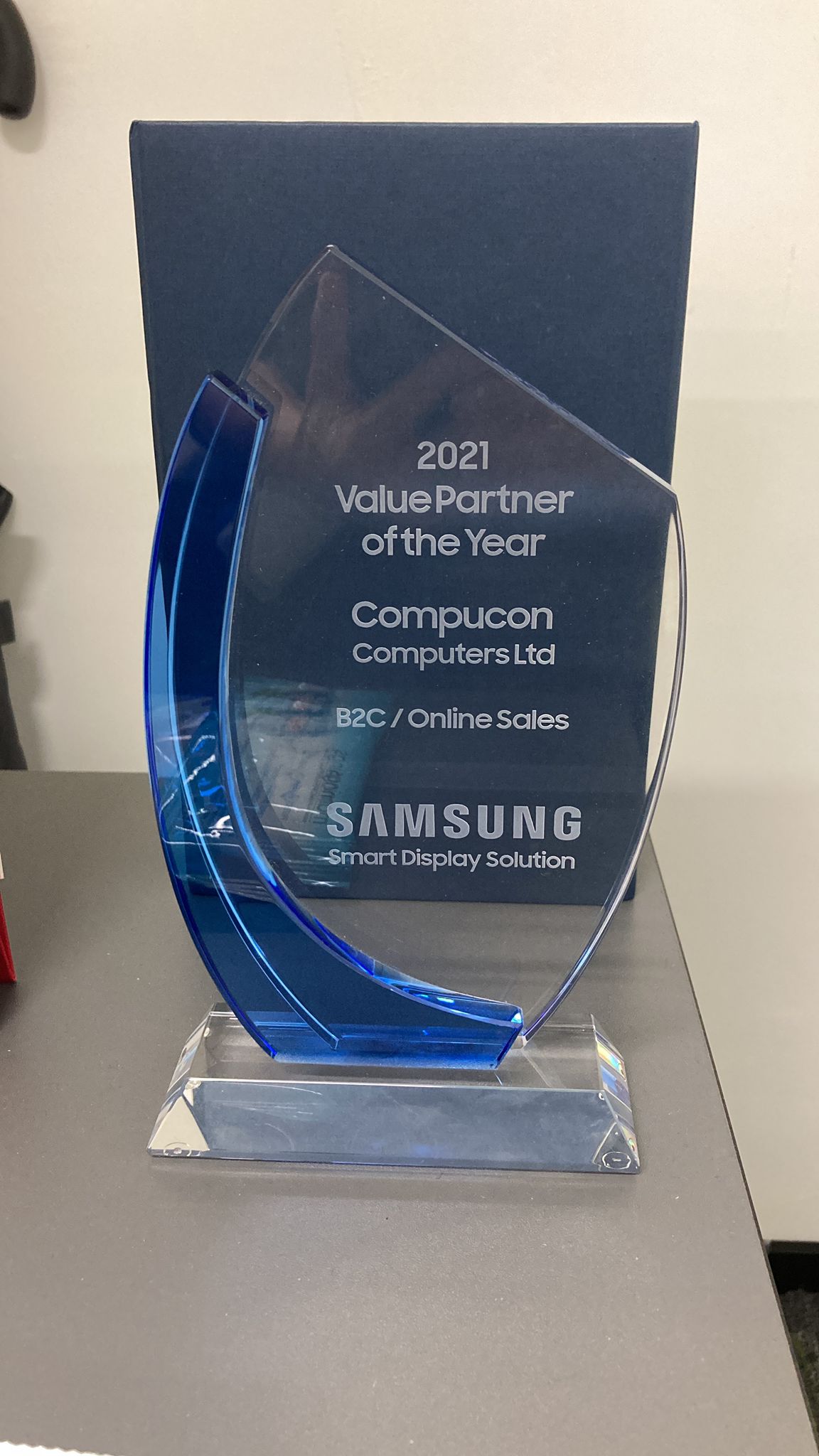 Compucon- Awarded as Samsung 2021 Value Partner Of The Year Award for B2C: Online Sales(3)
