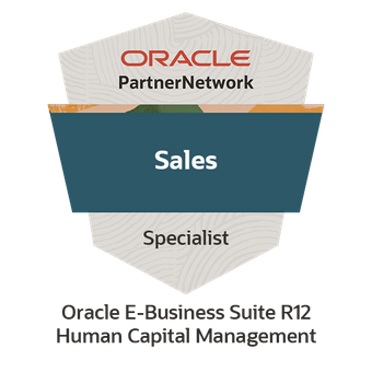 Oracle E-Business Suite R12 Human Capital Management Sales Specialist